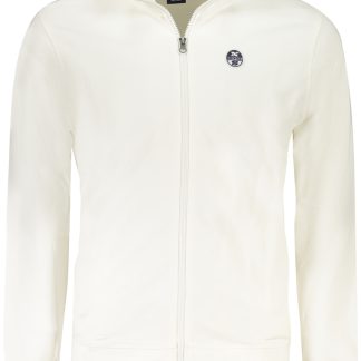 SUDADERA BLANCA CON CREMALLERA NORTH SAILS PARA HOMBRE
