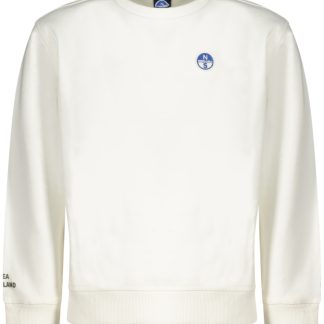 SUDADERA INFANTIL CON CREMALLERA NORTH SAILS, BLANCA