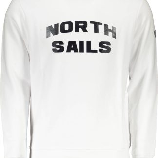 SUDADERA CON CREMALLERA NORTH SAILS PARA HOMBRE BLANCA