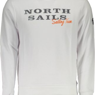 SUDADERA CON CREMALLERA NORTH SAILS PARA HOMBRE BLANCA