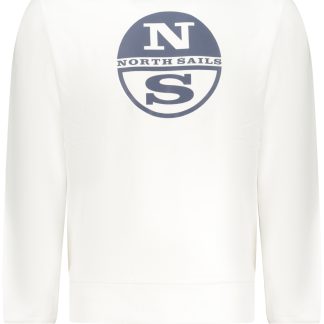 SUDADERA CON CREMALLERA NORTH SAILS PARA HOMBRE BLANCA