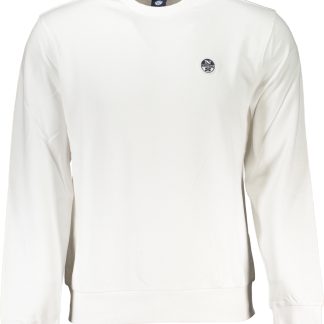 SUDADERA BLANCA SIN CREMALLERA PARA HOMBRE NORTH SAILS