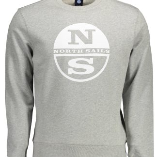 SUDADERA NORTH SAILS SIN CREMALLERA HOMBRE GRIS