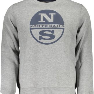 SUDADERA NORTH SAILS HOMBRE GRIS SIN CREMALLERA