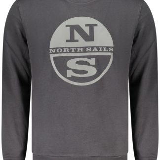 SUDADERA NEGRA CON CREMALLERA NORTH SAILS PARA HOMBRE