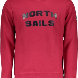 SUDADERA CON CREMALLERA NORTH SAILS ROJA PARA HOMBRE