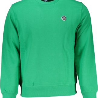 SUDADERA HOMBRE SIN CREMALLERA VERDE NORTH SAILS