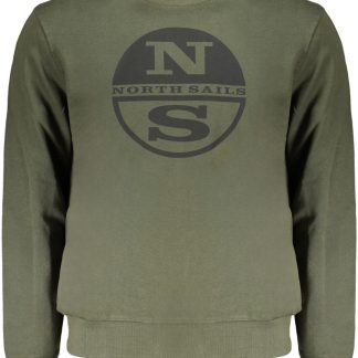 SUDADERA HOMBRE SIN CREMALLERA VERDE NORTH SAILS