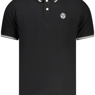 POLO DE MANGA CORTA PARA HOMBRE NORTH SAILS, NEGRO