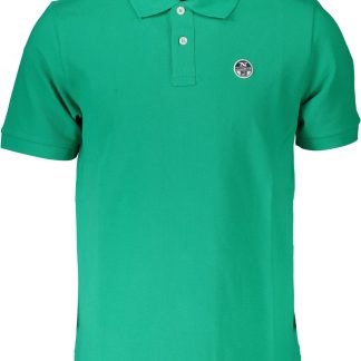 POLO NORTH SAILS MANGA CORTA HOMBRE VERDE
