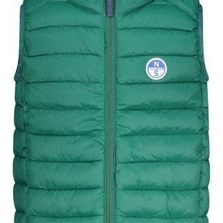 CHAQUETA INFANTIL VERDE SIN MANGAS NORTH SAILS