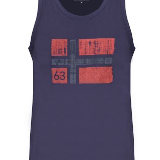 NORUEGA 1963 CAMISETA DE TIRANTES AZUL PARA HOMBRE