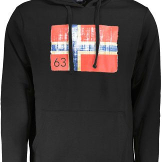 NORUEGA 1963 SUDADERA HOMBRE SIN CREMALLERA NEGRA