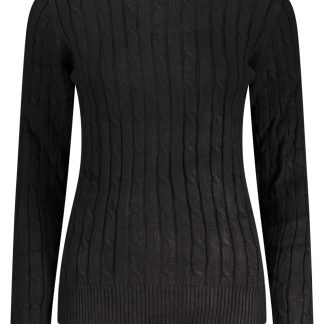 NORUEGA 1963 SUÉTER NEGRO DE MUJER
