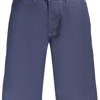 PANTALONES CORTOS AZULES DE BERMUDA PARA HOMBRE, NORUEGA 1963