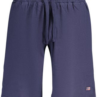 PANTALONES CORTOS AZULES DE BERMUDA PARA HOMBRE, NORUEGA 1963