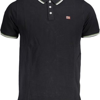 POLO DE MANGA CORTA PARA HOMBRE NEGRO NORWAY 1963