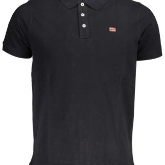 POLO DE MANGA CORTA PARA HOMBRE NEGRO NORWAY 1963