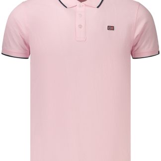POLO DE MANGA CORTA PARA HOMBRE NORUEGA 1963, ROSA