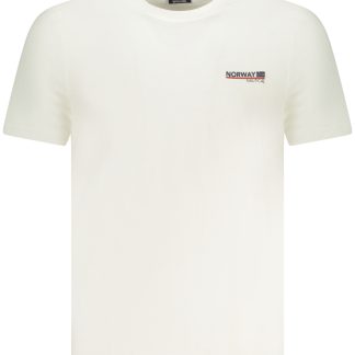NORUEGA 1963 CAMISETA DE MANGA CORTA PARA HOMBRE BLANCA