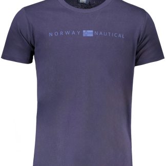 CAMISETA MANGA CORTA HOMBRE NORUEGA 1963 AZUL