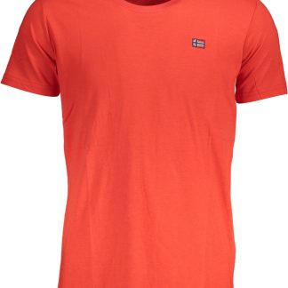 NORUEGA 1963 CAMISETA DE MANGA CORTA PARA HOMBRE ROJA