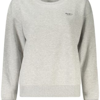 SUDADERA GRIS CON CREMALLERA DE MUJER PEPE JEANS