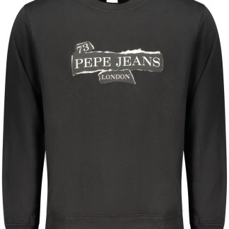 SUDADERA NEGRA CON CREMALLERA PARA HOMBRE PEPE JEANS