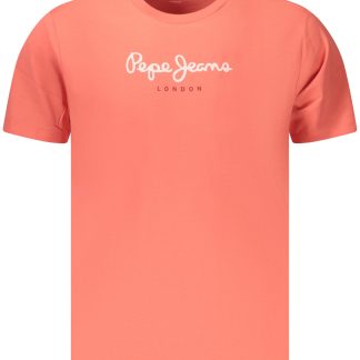 CAMISETA ROSA DE MANGA CORTA PARA HOMBRE DE PEPE JEANS