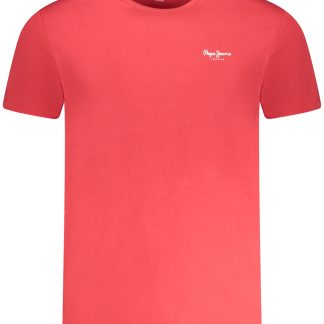 CAMISETA MANGA CORTA HOMBRE PEPE JEANS ROJA