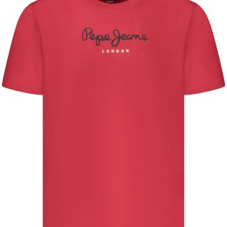 CAMISETA DE MANGA CORTA PEPE JEANS PARA HOMBRE, ROJA
