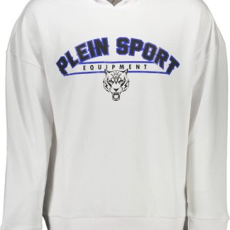 SUDADERA PLEIN SPORT SIN CREMALLERA HOMBRE BLANCO