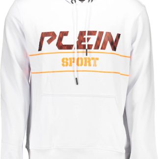 SUDADERA PLEIN SPORT SIN CREMALLERA HOMBRE BLANCO