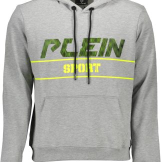 SUDADERA PLEIN SPORT SIN CREMALLERA HOMBRE GRIS
