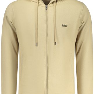 SUDADERA CON CREMALLERA PARA HOMBRE RIFLE BEIGE
