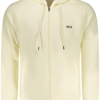 SUDADERA CON CREMALLERA PARA HOMBRE RIFLE BLANCA