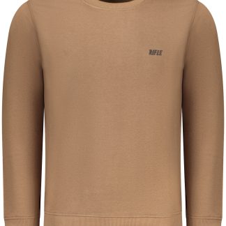 SUDADERA CON CREMALLERA PARA HOMBRE RIFLE MARRÓN