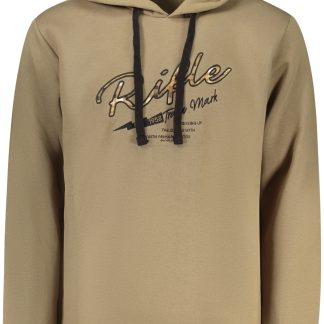 SUDADERA CON CREMALLERA PARA HOMBRE RIFLE MARRÓN