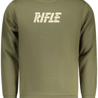 SUDADERA CON CREMALLERA PARA HOMBRE RIFLE VERDE