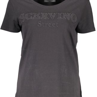 CAMISETA MANGA CORTA MUJER SCERVINO STREET NEGRA