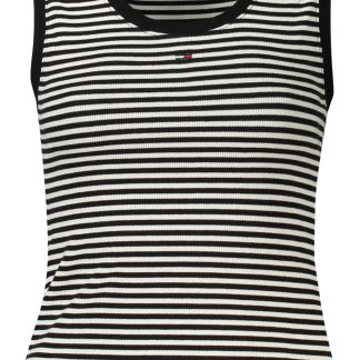 CAMISETA DE TIRANTES NEGRA TOMMY HILFIGER PARA MUJER