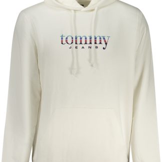 Sudadera blanca con cremallera para hombre Tommy Hilfiger