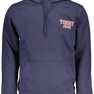 SUDADERA TOMMY HILFIGER HOMBRE AZUL SIN CREMALLERA