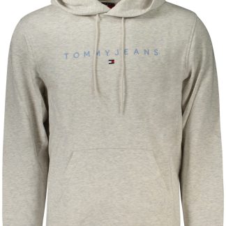 SUDADERA TOMMY HILFIGER GRIS CON CREMALLERA PARA HOMBRE