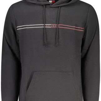 SUDADERA TOMMY HILFIGER NEGRA CON CREMALLERA PARA HOMBRE