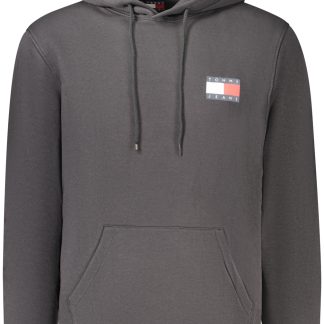 Sudadera negra con cremallera para hombre de Tommy Hilfiger