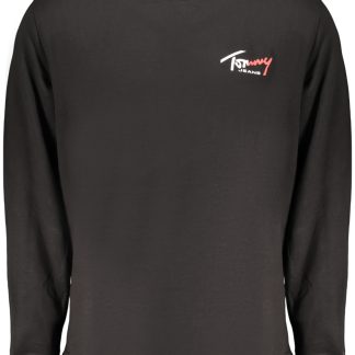 Sudadera negra con cremallera para hombre de Tommy Hilfiger