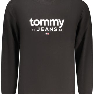 Sudadera negra con cremallera para hombre de Tommy Hilfiger