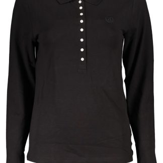POLO MUJER MANGA LARGA TOMMY HILFIGER NEGRO
