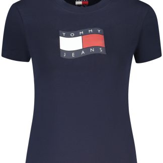 CAMISETA DE MANGA CORTA PARA MUJER DE TOMMY HILFIGER, AZUL